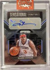 Allen Iverson #SS-AI Basketball Cards 2022 Panini Prizm Sensational Signatures Prices
