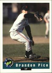 Brandon Pico Baseball Cards 1992 Classic Draft Picks Prices