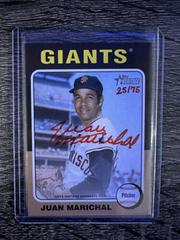Juan Marichal [Special Edition Red Ink] #ROA-JMA Baseball Cards 2024 Topps Heritage Real One Autograph Prices