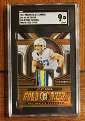 Joey Bosa [White Gold] #GR-JB Football Cards 2023 Panini Gold Standard Rush Prices