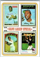 Hank Aaron [Aaron Special 1970-73] #6 Baseball Cards 1974 Topps Prices