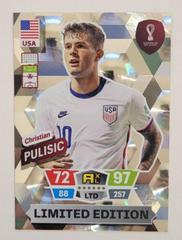 Christian Pulisic Soccer Cards 2022 Panini Adrenalyn XL FIFA World Cup Qatar Limited Edition Prices