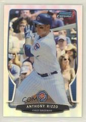 Anthony Rizzo [Refractor] #129 Baseball Cards 2013 Bowman Chrome Prices
