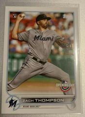 Zach Thompson #11 Baseball Cards 2022 Topps Opening Day Prices