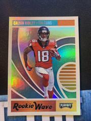 Calvin Ridley #5 Football Cards 2018 Panini Playoff Rookie Wave Prices