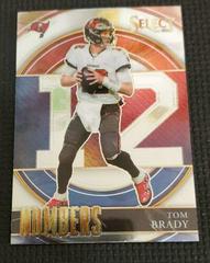 Tom Brady [Gold] #SN-10 Football Cards 2021 Panini Select Numbers Prices