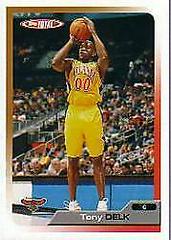 Tony Delk #202 Basketball Cards 2005 Topps Total Prices