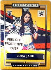 Cora Jade [Gold] #22 Wrestling Cards 2022 Panini Impeccable WWE Stainless Stars Prices