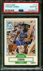 Tyrone Corbin Basketball Cards 1990 Fleer Prices