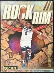 Anthony Edwards [Effect] #3 Basketball Cards 2023 Panini Recon Rock the Rim Prices