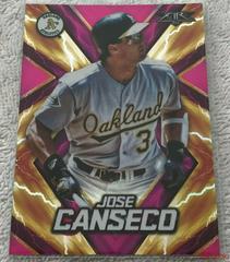 Jose Canseco [Magenta] #95 Baseball Cards 2017 Topps Fire Prices