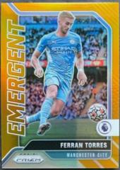 Ferran Torres #8 Soccer Cards 2021 Panini Prizm Premier League Emergent Prices