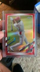 Jo Adell [Red Refractor] Baseball Cards 2021 Topps Chrome Prices