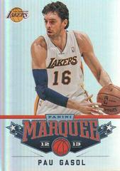 Pau Gasol Basketball Cards 2012 Panini Marquee Prices
