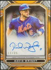 David Wright [Orange] Baseball Cards 2023 Topps Tribute Iconic Perspectives Autographs Prices