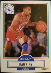 Johnny Dawkins #141 Basketball Cards 1990 Fleer Prices