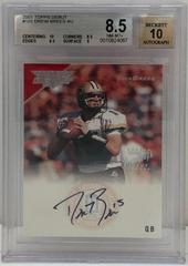Drew Brees [Certified Autograph] Football Cards 2001 Topps Debut Prices
