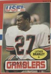 Luther Bradley Football Cards 1985 Topps USFL Prices
