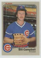 Bill Campbell #493 Baseball Cards 1983 Fleer Prices