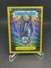 Unbreakable BARNEY [Yellow Wave Refractor] 2022 Garbage Pail Kids Chrome Prices