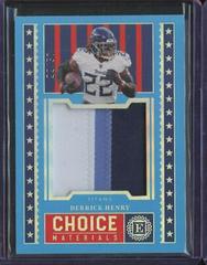 Derrick Henry [Sapphire] Football Cards 2022 Panini Encased Choice Materials Prices