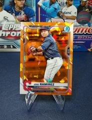 Jose Ramirez [Orange] #19 Baseball Cards 2021 Bowman Chrome Sapphire Prices