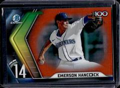Emerson Hancock [Orange] #BTP-14 Baseball Cards 2022 Bowman Scouts' Top 100 Prices