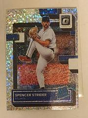 Spencer Strider [White Sparkle] #76 Baseball Cards 2022 Panini Donruss Optic Prices