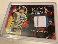 Gavin Sheets #RE-GS Baseball Cards 2022 Panini Diamond Kings Rookie Expression Prices