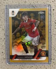 Alejandro Garnacho [Gold] #50 Soccer Cards 2022 Topps Chrome UEFA Club Competitions Prices