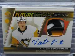 Valtteri Puustinen #FWAP-VP Hockey Cards 2022 SP Authentic Future Watch Autograph Patch Prices