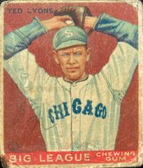 Ted Lyons #7 Baseball Cards 1933 World Wide Gum Prices