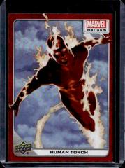 Human Torch [Red Rainbow] #9 Marvel 2023 Upper Deck Platinum Prices