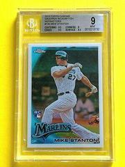 Mike Stanton [Refractor] #190 Baseball Cards 2010 Topps Chrome Wrapper Redemption Prices