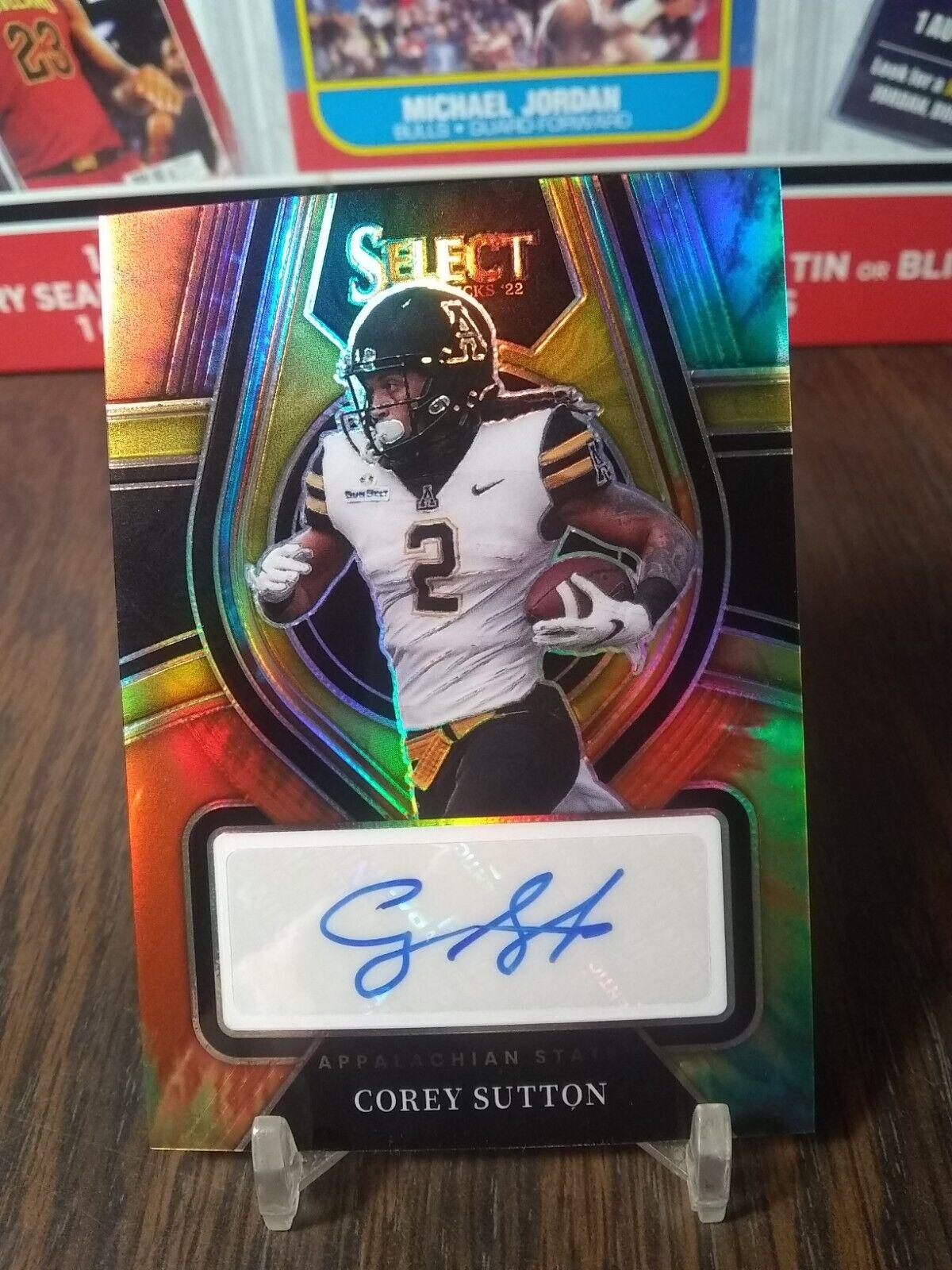 Corey Sutton [Tie Dye] #RS-CSU Prices | 2022 Panini Select Draft Picks ...