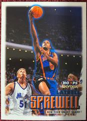 Latrell Sprewell #45 Basketball Cards 1999 Hoops Prices