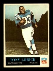 Tony Lorick #6 Football Cards 1965 Philadelphia Prices