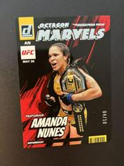 Amanda Nunes [Press Proof Gold] #12 Ufc Cards 2023 Panini Donruss Ufc Octagon Marvels Prices