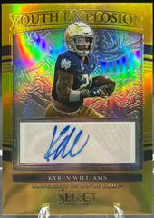 Kyren Williams [Gold] #YE-KWI Football Cards 2022 Panini Select Draft Picks Youth Explosion Signatures Prices