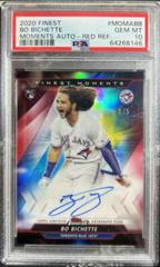 Bo Bichette [Red Refractor] #MOMA-BB Baseball Cards 2020 Topps Finest Moments Autographs Prices