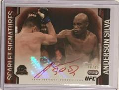 Anderson Silva Ufc Cards 2015 Topps UFC Champions Scarlet Signatures Prices