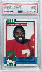 Rodney Hampton #48 Football Cards 1990 Topps Tiffany Prices