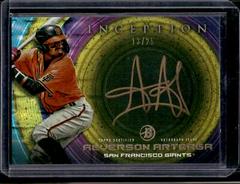 Aeverson Arteaga [Gold Rainbow] Baseball Cards 2022 Bowman Inception Silver Signings Autographs Prices