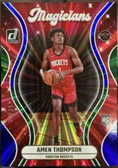Amen Thompson [Blue Green] #3 Basketball Cards 2023 Panini Donruss Magicians Prices