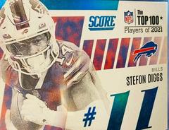 Stefon Diggs #T11 Football Cards 2022 Panini Score Top 100 Prices