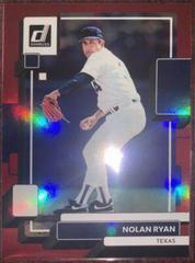 Nolan Ryan [Holo Red] #118 Baseball Cards 2022 Panini Donruss Prices