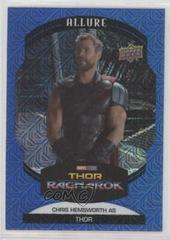 Chris Hemsworth as Thor [Blue Line] #98 Marvel 2022 Allure Prices