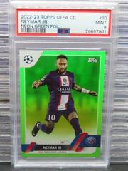 Neymar Jr [Neon Green] #10 Soccer Cards 2022 Topps UEFA Club Competitions Prices