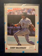 Candy Maldonado #129 Baseball Cards 1988 Fleer Star Stickers Prices