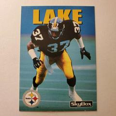 Carnell Lake #123 Football Cards 1992 Skybox Impact Prices